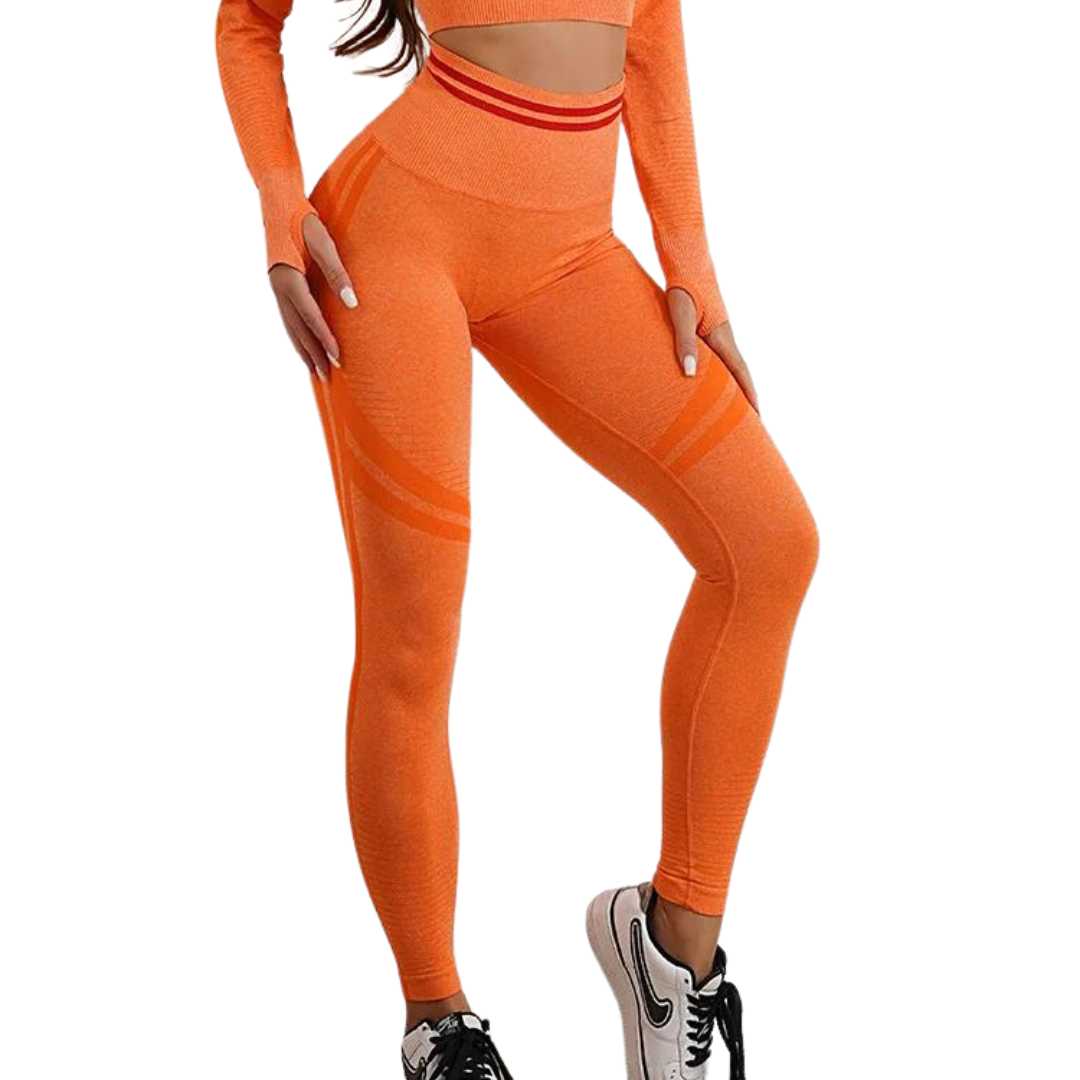 Women's Elastic leggings with butt scrunch