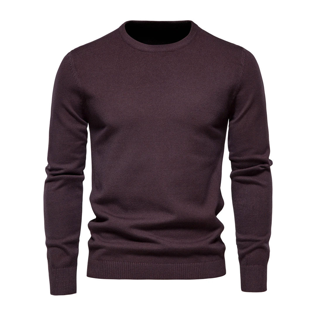 Men's Classic Round Neck Pullover Sweatshirt