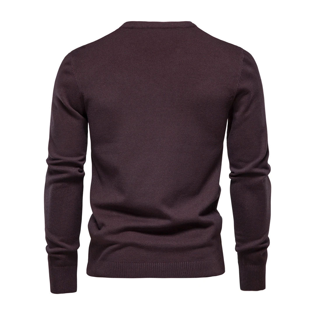Men's Classic Round Neck Pullover Sweatshirt